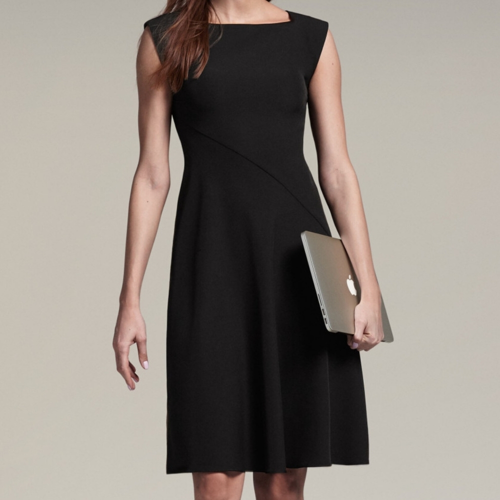 M.M. LaFleur Black Pauline Dress, A-line, Size 6